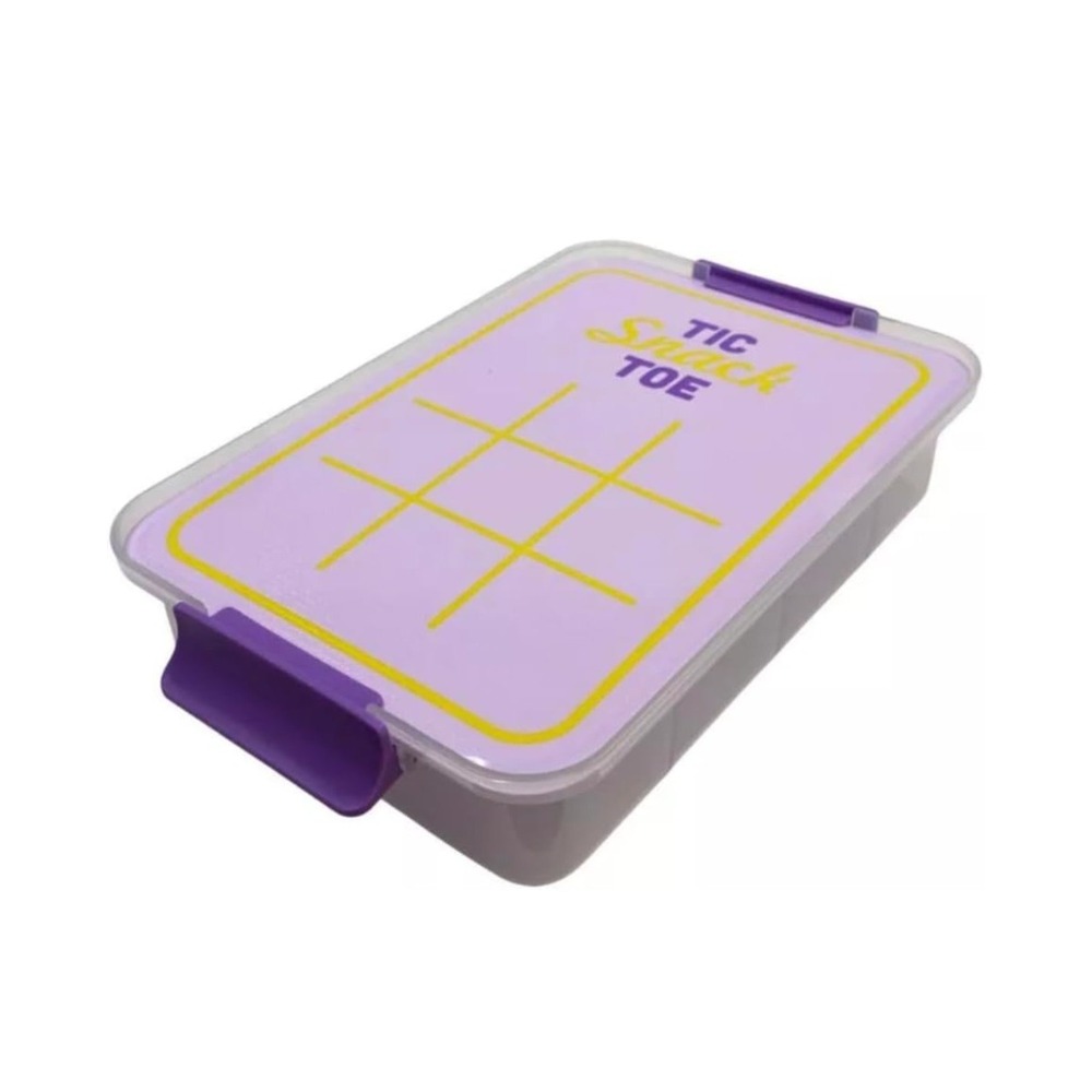 Farberware Snacklebox Tic Snack Toe Coral